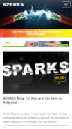 Sparks Magazine on mobile - mobile image