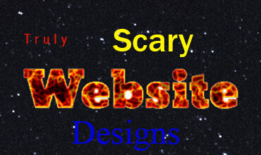 scary website designs