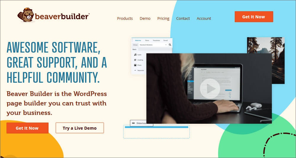 Beaver builder WordPress editor