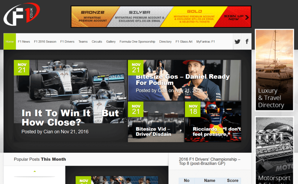 f1.co.uk strengthen ties with ALT