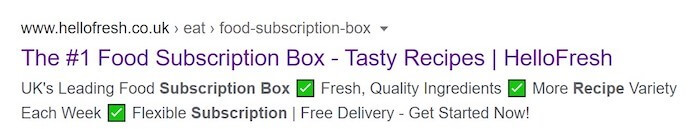 meta description example 1