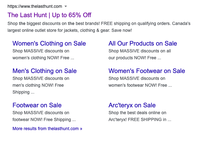 great meta description tag example