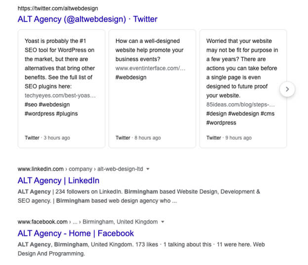social media & SEO