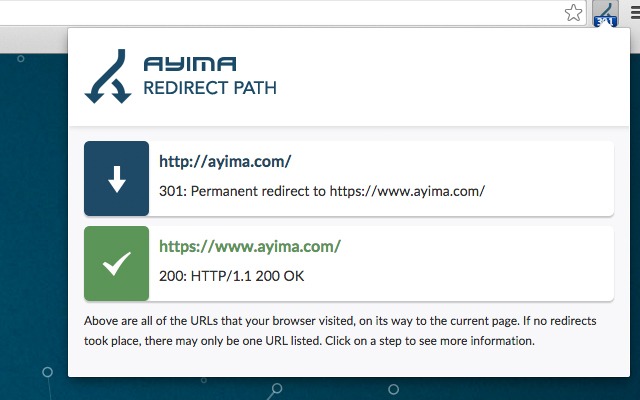 Ayima redirect path tool